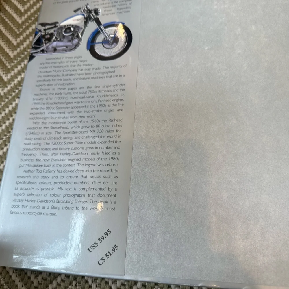 The Complete Harley-Davidson Encyclopedia A Model by Model History of the …Book